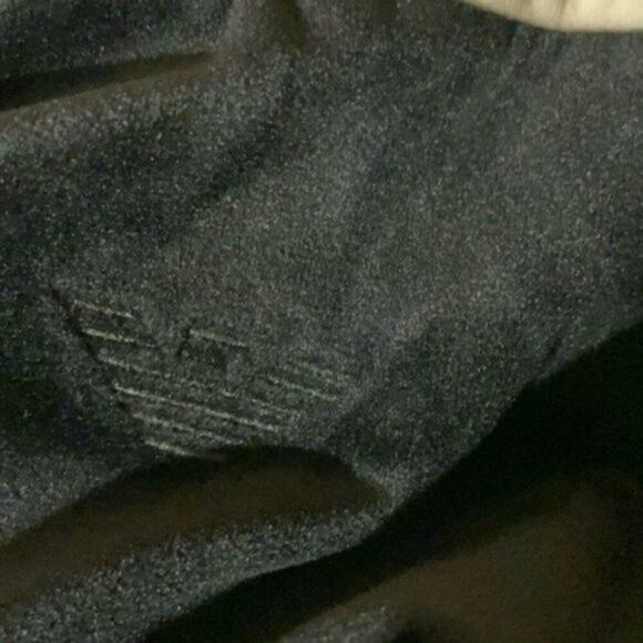 Emporio Armani Velour Casual Pants Black size 10 - Picture 10 of 11